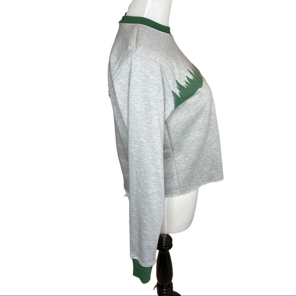 Vintage Smokey The Bear Cropped Sweatshirt Size S - Picture 4 of 11